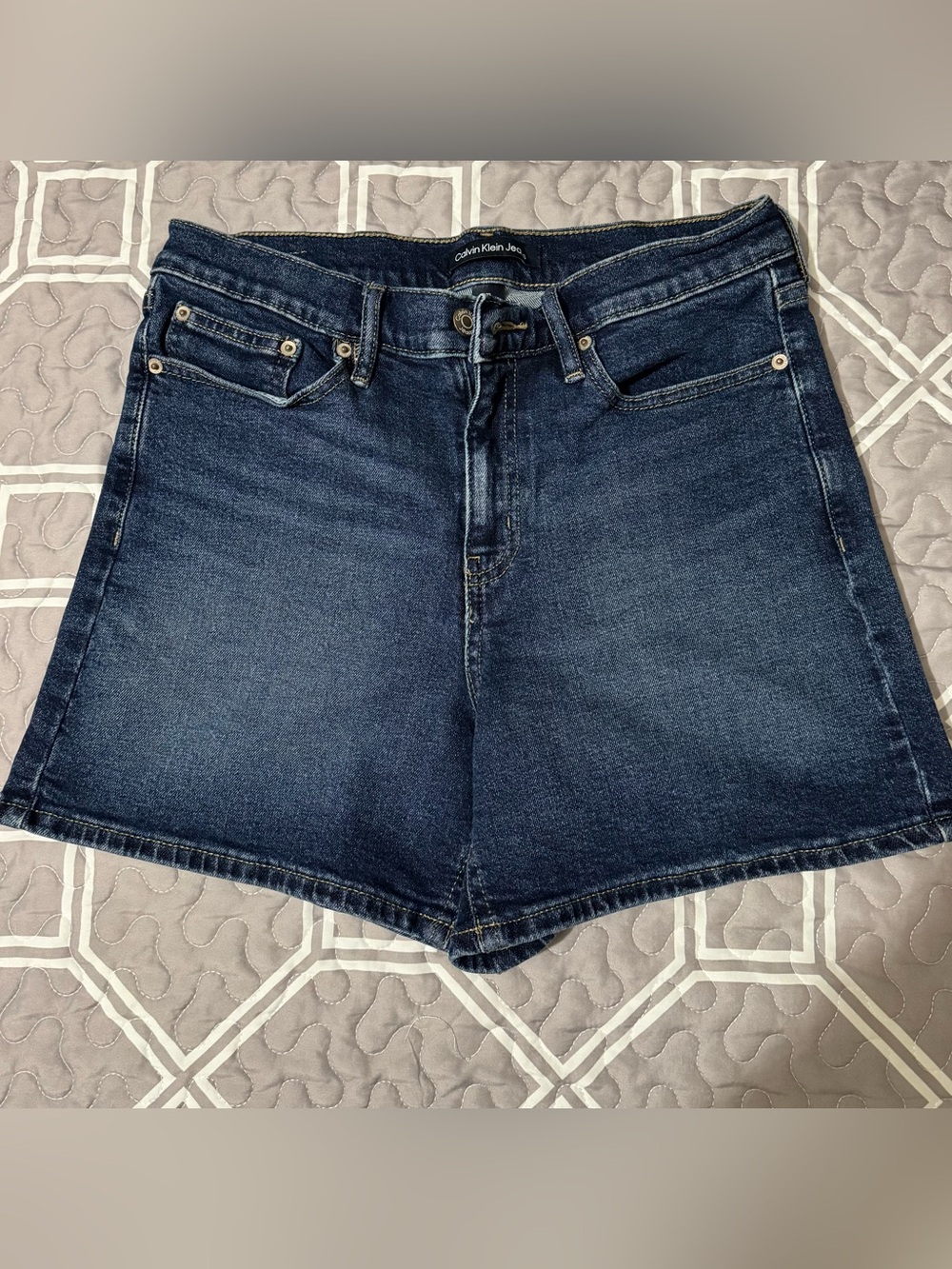 Calvin Klein Dark Indigo Denim Women's Shorts
